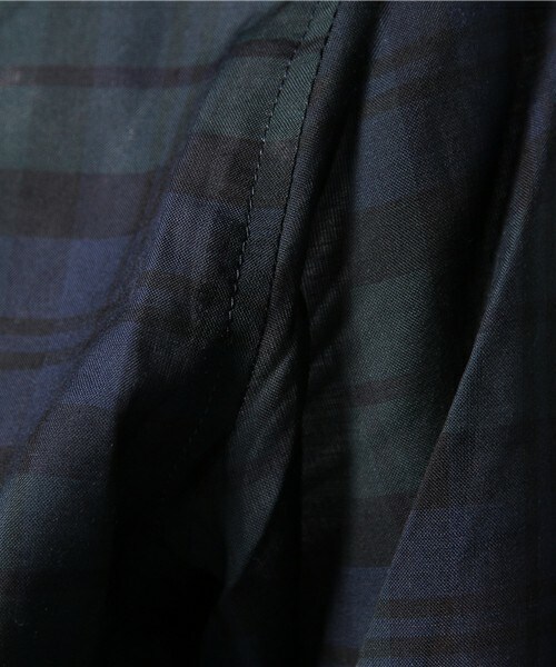 603（ロクマルサン）の「603  タータンチェックビックロングシャツ（シャツ/ブラウス・メンズ・ブラック・FREE）」の9枚目の写真