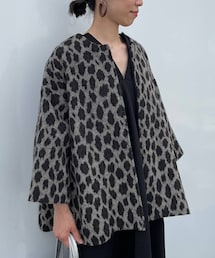 BEARDSLEY | 《予約・クーポン10％OFF》レオパードジャケット(ブルゾン)
