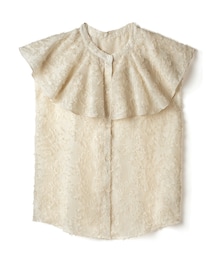 GRL | シアーフェザーケープカラーブラウス(シャツ/ブラウス)