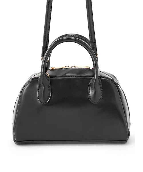 GRL（グレイル）の「2Wayレザーショルダーバッグ（ショルダーバッグ・レディース・ボルドー/アイボリー/ブラウン/ブラック/ベージュ/グレージュ・F）」の3枚目の写真