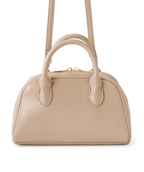 GRL（グレイル）の「2Wayレザーショルダーバッグ（ショルダーバッグ・レディース・ボルドー/アイボリー/ブラウン/ブラック/ベージュ/グレージュ・F）」の6枚目の写真