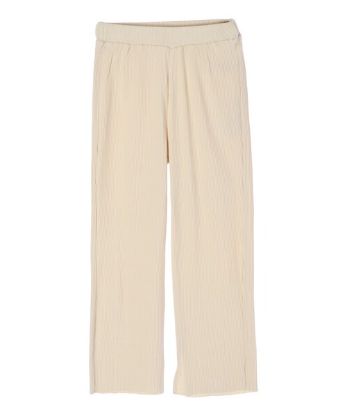 AMERICAN HOLIC(アメリカンホリック)の「裾スリットリブパンツ(パンツ・アイボリー/ブラック・S/M/L)」の16枚目の写真