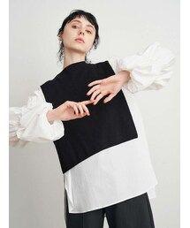 ELENDEEK（エレンディーク）の「ELENDEEK アクセントブラウスセット