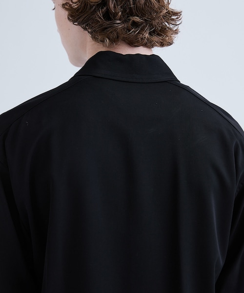 08sircus(ゼロエイトサーカス)の「Viscose wool long shirt jacket(その他・メンズ・BLACK・4/5)」の11枚目の写真