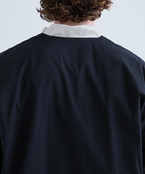08sircus(ゼロエイトサーカス)の「Taffeta collarless jacket (water repellent)(その他・メンズ・BLACK)」の11枚目の写真