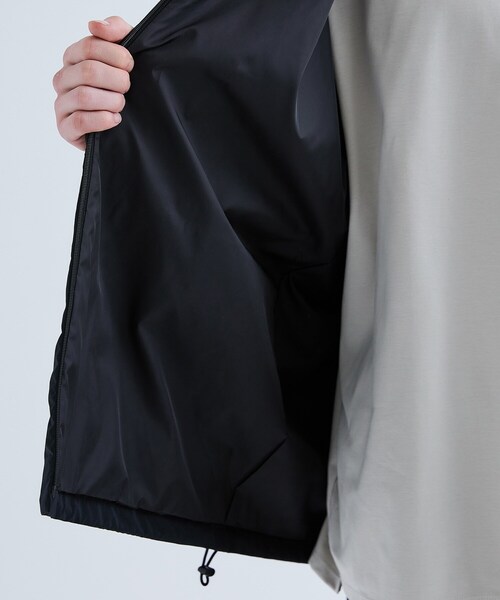08sircus(ゼロエイトサーカス)の「Taffeta collarless jacket (water repellent)(その他・メンズ・BLACK)」の13枚目の写真
