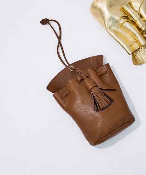 ADAM ET ROPE'(アダムエロペ)の「【NOMADIS】Lys(バッグ・レディース・ピンク/ブラウン・F)」の1枚目の写真