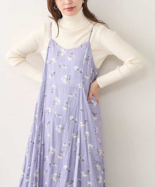 natural couture(ナチュラルクチュール)の「もちもちベーシックリブタートル(ニット/セーター・レディース・アイボリー/ライトベージュ/ピンク/カーキ/ブラウン/ブラック・FREE)」の1枚目の写真