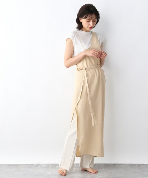 A part by（アパートバイ）の「アシメエプロンドレス/WEB先行予約