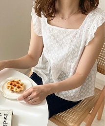 chocomee | レースフリルビスチェ(その他トップス)