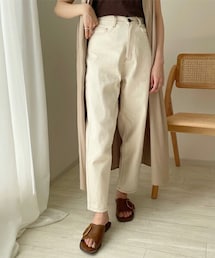 chocomee | ルーズテーパードパンツ(デニムパンツ)