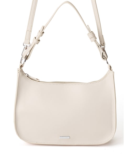 GRL（グレイル）の「2Wayアーチワンショルダーバッグ（ショルダーバッグ・レディース・ブラック/ラベンダー/アイボリー/カーキ・F）」の2枚目の写真