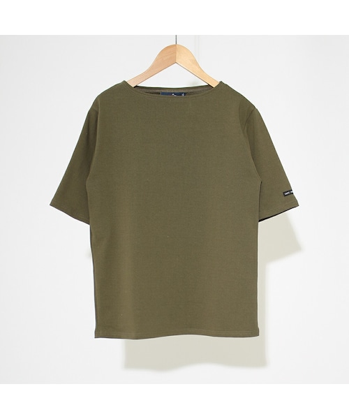 SAINT JAMES（セントジェームス）の「ST.JAMES [セントジェームス] ライトウェイトウエッソン半袖Tシャツ（シャツ/ブラウス・レディース・ベージュ/ブルー/グリーン/ブラック・3/1）」の3枚目の写真