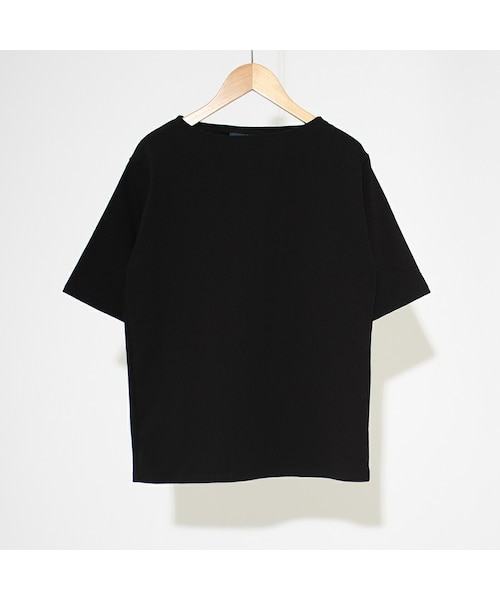 SAINT JAMES（セントジェームス）の「ST.JAMES [セントジェームス] ライトウェイトウエッソン半袖Tシャツ（シャツ/ブラウス・レディース・ベージュ/ブルー/グリーン/ブラック・3/1）」の2枚目の写真