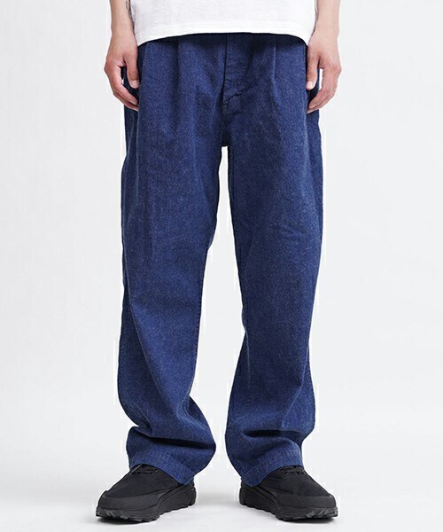 【stein】two tuck denim trousers