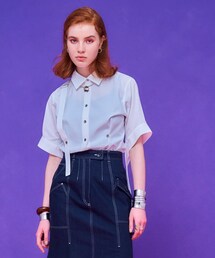 UNITED TOKYO | フロースリーブタックシャツ(シャツ/ブラウス)