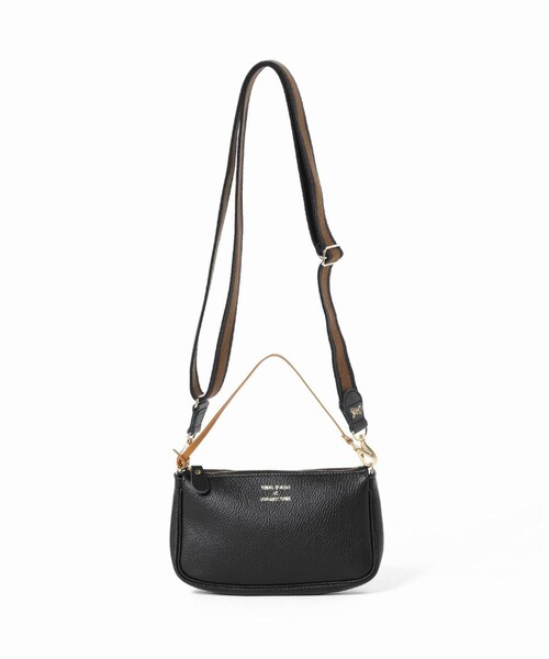 FRAMeWORK(フレームワーク)の「≪予約≫ 別注ストラップ付き2WAYポーチ2◆(バッグ・ブラック/(001)/フリー/在庫あり)」の13枚目の写真