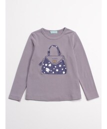 HAKKA KIDS（ハッカキッズ）の「ハンドバッグプリント長袖Tシャツ（トップス・キッズ）」