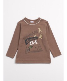 HAKKA BABY（ハッカベビー）の「[ベビー]恐竜チップスプリント長袖Tシャツ（トップス・キッズ）」