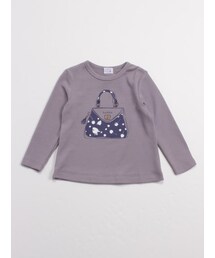HAKKA BABY（ハッカベビー）の「[ベビー]ハンドバッグプリント長袖Tシャツ（トップス・キッズ）」