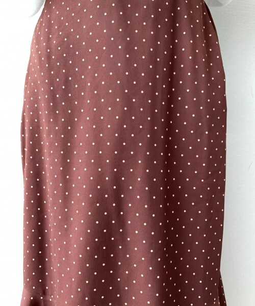 studio CLIP（スタディオクリップ）の「ドットマーメイドスカート（スカート・ブラック/ブラウン・F）」の10枚目の写真