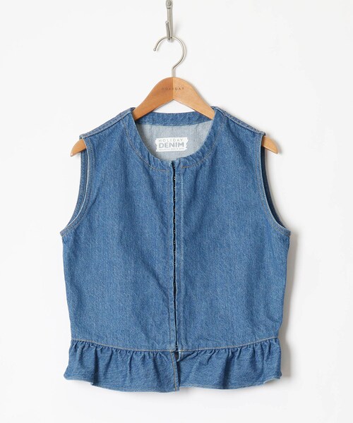 DENIM BUSTIER