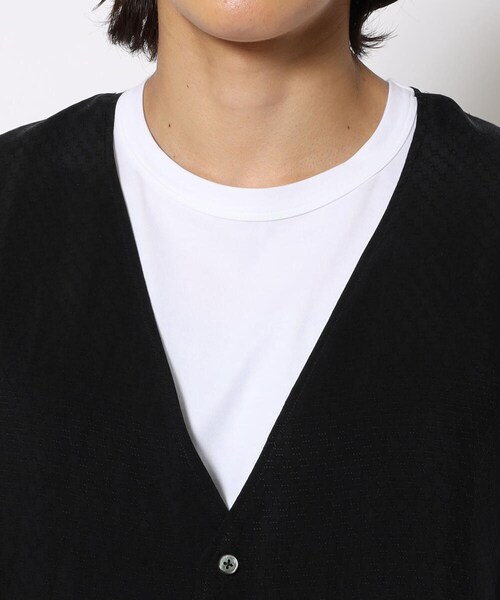 URU(ウル)の「URU/ウル/CUPRO VEST(トップス・メンズ・BLACK・2)」の4枚目の写真