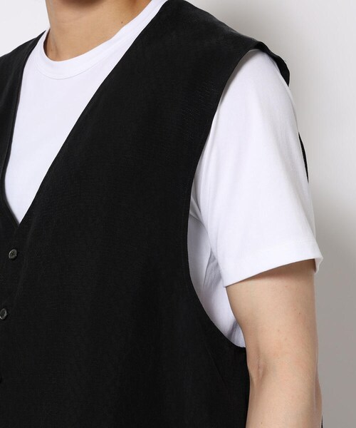 URU(ウル)の「URU/ウル/CUPRO VEST(トップス・メンズ・BLACK・2)」の6枚目の写真