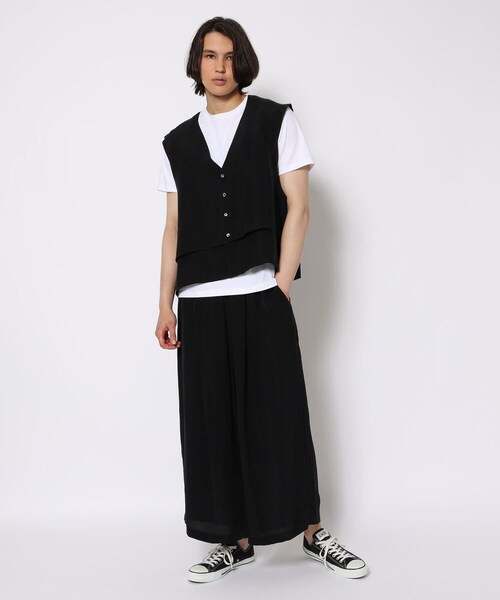 URU(ウル)の「URU/ウル/CUPRO VEST(トップス・メンズ・BLACK・2)」の8枚目の写真