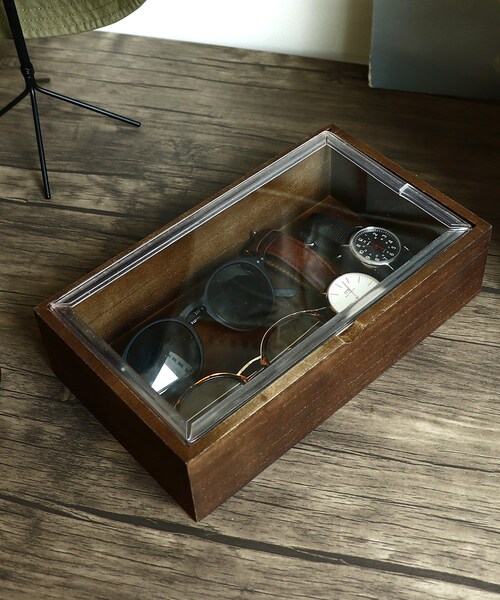 3coins スリーコインズ 3coins の 小物収納にこだわる コレクションボックス その他トップス Wear