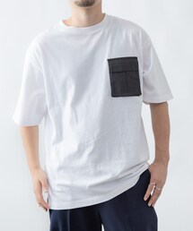 COLONY 2139 | 20/-コットンデザインポケットTシャツ/ワークポケット半袖Tシャツ(Tシャツ/カットソー)