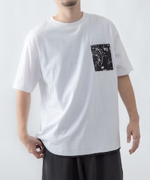 COLONY 2139 | 20/-コットンパイピングTシャツ/柄ポケット半袖T(Tシャツ/カットソー)