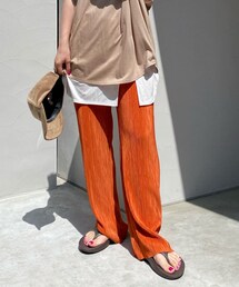 DouDou | 【WEB限定】プリーツパンツ(その他パンツ)