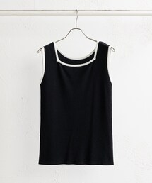 prose verse | 【前後2WAY着用可能】パイピングニットタンクトップ(ニット/セーター)