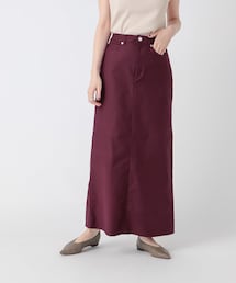 RIVE DROITE | 【こなれた雰囲気のある一枚】バックサテンロングスカート(スカート)