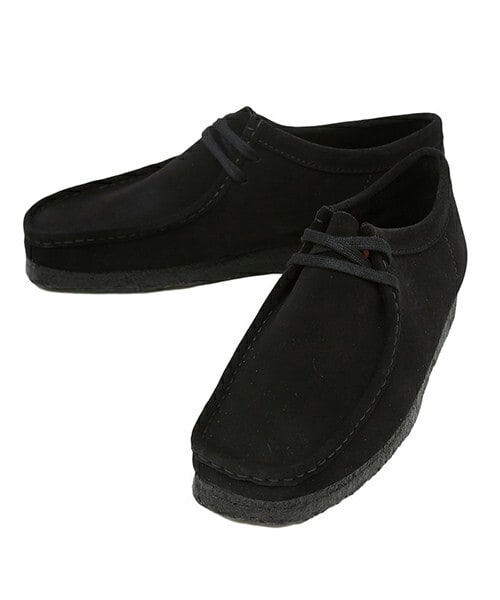 Clarks(クラークス)の「Wallabee(モカシン/デッキシューズ・メンズ・ブラック・UK7)」の1枚目の写真
