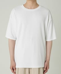 ラウンドクルーネックハーフスリーブTシャツ