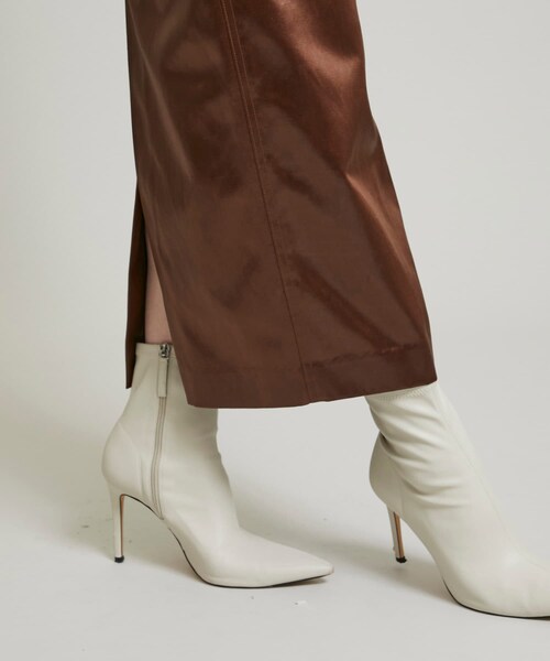 CINOH(チノ)の「サテンタイトスカート 21WSK002(その他・レディース・BROWN・34/36)」の10枚目の写真