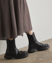VIS | 【軽量】やわらかな履き心地。トラックソールサイドゴアブーツ(シューズ)