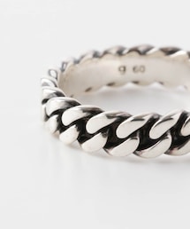 TOM WOOD（トムウッド）の「TOM WOOD CHAIN RING SLIM SPINEL