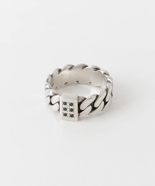 TOM WOOD（トムウッド）の「TOM WOOD CHAIN RING THICK SPINEL 