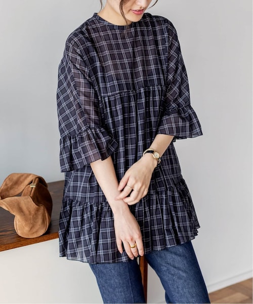 IENA（イエナ）の「《予約》フリルティアードブラウス◇（）」 - WEAR