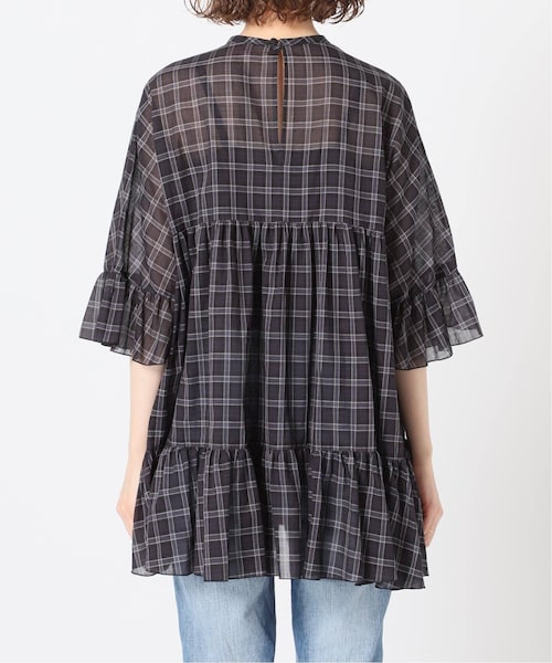 美品IENA イエナ enricaエンリカふんわりフリルティアードブラウス♪ enrica/エンリカ frill skirt スカート KNIT216（その他スカート