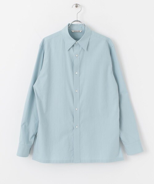 AURALEE WASHED FINX TWILL SHIRTS