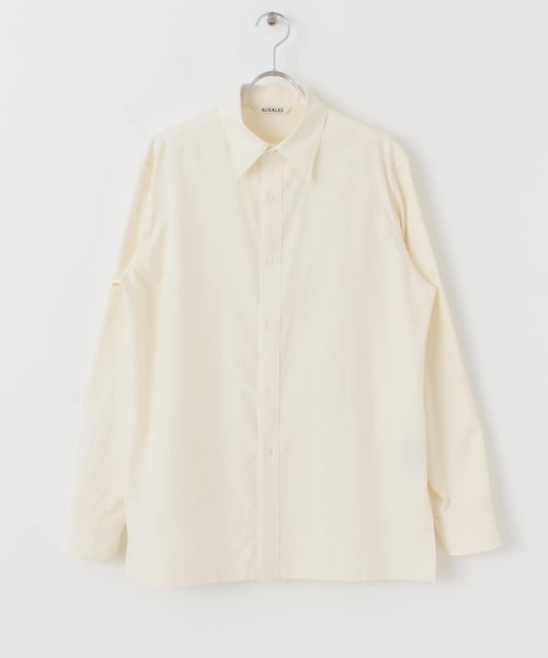 AURALEE(オーラリー)の「AURALEE WASHED FINX TWILL SHIRTS(その他・レディース・LIGHT BLUE/IVORY・1)」の3枚目の写真