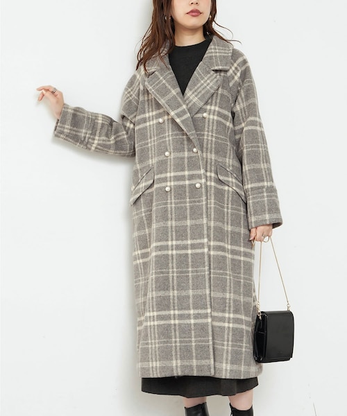 natural couture（ナチュラルクチュール）の「パール釦ロング 