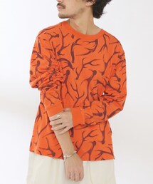 CIAOPANIC TYPY（チャオパニックティピー）の「【UNIVERSAL OVERALL 】別注プリント長袖Tee（Tシャツ/カットソー・メンズ）」