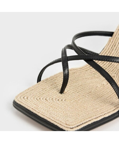 CHARLES & KEITH(チャールズ & キース)の「アンクルストラップ スティレットサンダル / Ankle Strap Stiletto Sandals (Black)(その他・レディース・Black・34/22cm/35/22.5cm/36/23cm/37/23.5cm/38/24.5cm/39/25cm/40/25.5cm)」の7枚目の写真