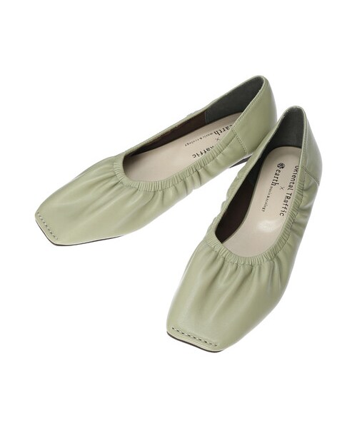 earth music&ecology(アースミュージックアンドエコロジー)の「ORiental TRaffic ギャザーパンプス(シューズ・ブラック/ベージュ/ミント・S/M/L)」の13枚目の写真