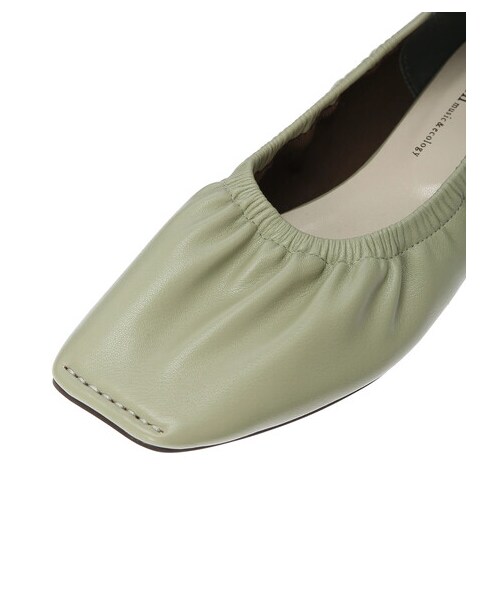 earth music&ecology(アースミュージックアンドエコロジー)の「ORiental TRaffic ギャザーパンプス(シューズ・ブラック/ベージュ/ミント・S/M/L)」の8枚目の写真